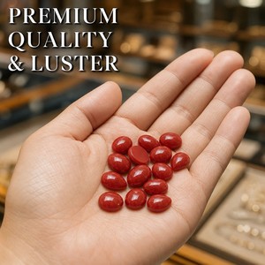 Cabujón de Ágata Roja Natural del <span class=keywords><strong>Sur</strong></span> Nan Hong, Gema Suelta para Incrustaciones de Joyería, DIY, Venta al por Mayor, Múltiples Formas - Product Image 4