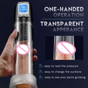 Dispositivo extensor de aumento de pene para masturbación masculina eléctrica automática con bomba de vacío, juego de juguetes sexuales - Product Image 5