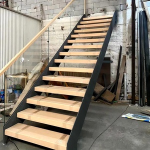 <span class=keywords><strong>VIKO</strong></span> Escalier droit en bois massif de 2024 Offres Spéciales Escalier à poutre double plaque Design - Product Image 6