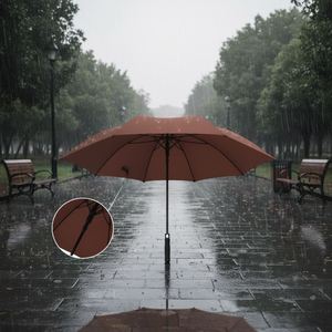 Novelty Pongee Uv Proof Coating Fiberglass Opening Golf Polyester <b>Umbrella</b> <b>Windproof</b> With Custom Logo for Wedding - Product Image 5