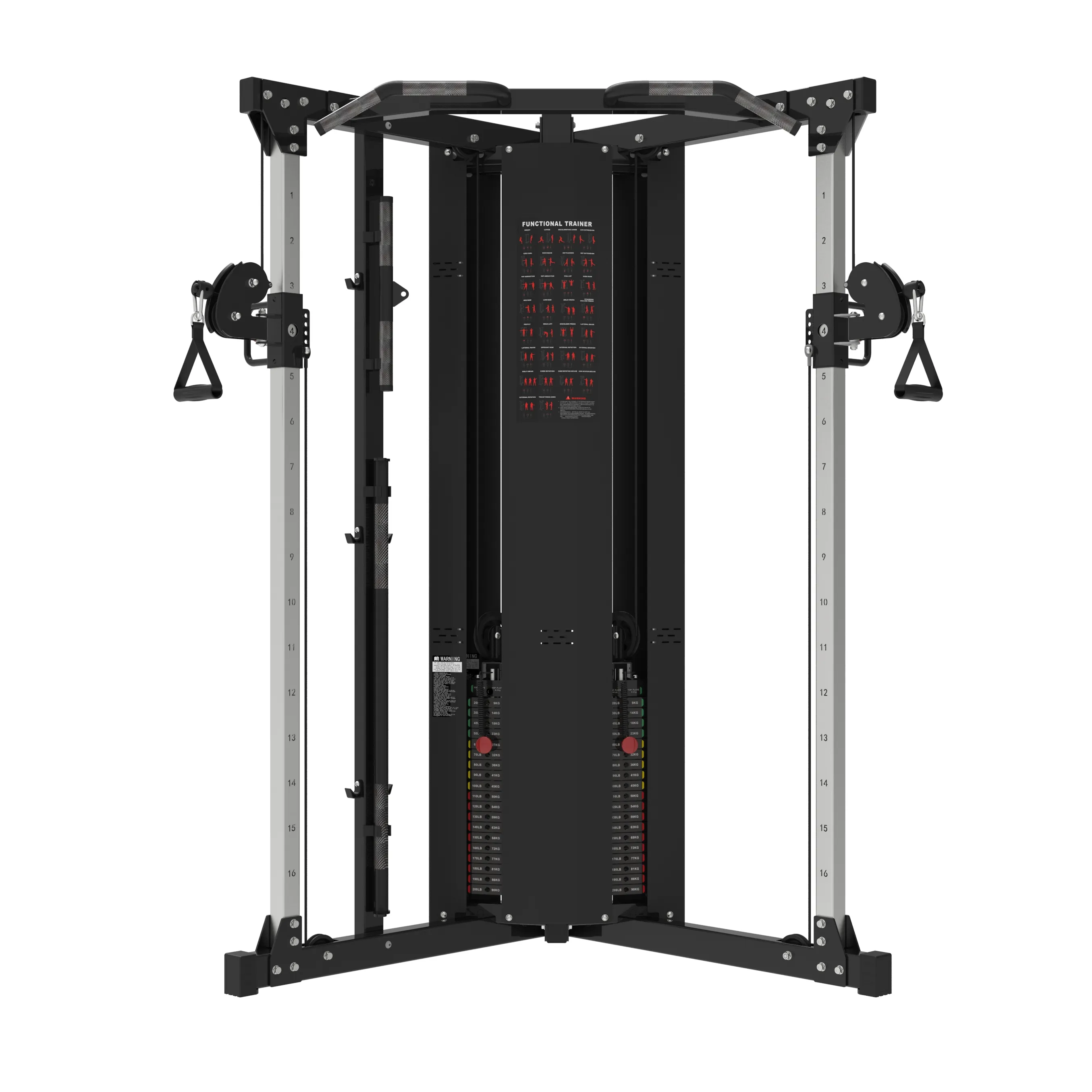 Commercial Gym Trainer Fitness Equipment Professional Multifunctional Adjustable Dual Pulley System Machine