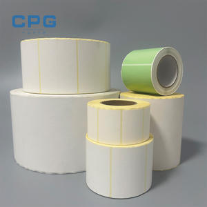 Fournisseur direct d'usine, papier thermique écologique sans BPA, résistant à l'huile, recyclable, avec revêtement supérieur, 100x150 mm, 4x6 pouces, étiquettes d'expédition - Product Image 1