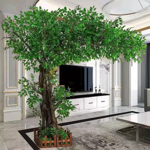 Cao cấp tùy chỉnh cây nhân tạo, trang trí trong nhà, lớn mô phỏng cây đa, nhân tạo cây lớn, khách sạn cây xanh - Product Image 1