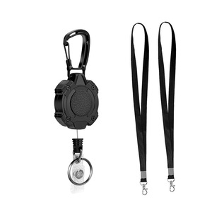 Câble métallique robuste à double face à motif quadrillé, avec logo imprimable, boucle à tirage facile, vente en gros d'usine - Product Image 1