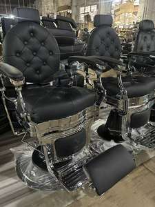 Professional Half-<b>reclining</b> Adjustable Synthetic <b>Leather</b> Hair Salon <b>Chair</b> Heavy-Duty High-End Modern Design Synthetic <b>Leather</b> - Product Image 3