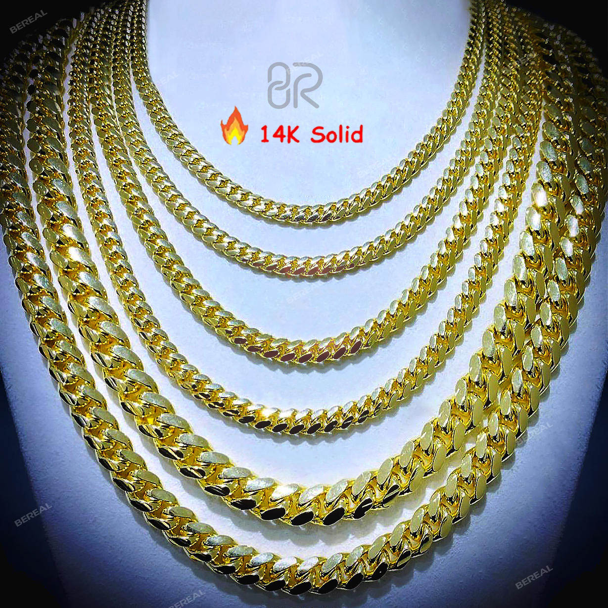 Oro Sólido de 14K