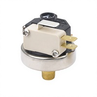 Interruptor de Presión SPDT de Alta Precisión con Interfaz Roscada para Compresores de Aire y Bombas de Agua G1/4 8BAR 22A 250VAC