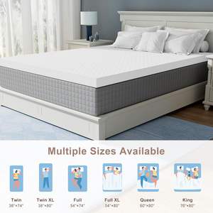 Surmatelas en mousse à mémoire de forme King Queen Size coussin en latex ventilé haute <span class=keywords><strong>densité</strong></span> Design traditionnel anti-pression hôtels pliable - Product Image 6