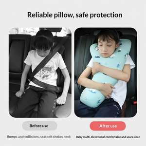 Coussin de tête de siège auto pour enfants, oreiller de nuque et d'épaule pour siège arrière, accessoire de voiture - Product Image 3