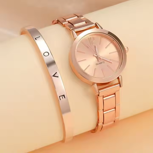 <span class=keywords><strong>Orologio</strong></span> al Quarzo da <span class=keywords><strong>Donna</strong></span> Exportbest, <span class=keywords><strong>Cinturino</strong></span> Sottile in <span class=keywords><strong>Acciaio</strong></span> Inox Dorato 9mm, Accessorio di Moda per Studentesse - Product Image 1
