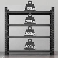 Étagère industrielle robuste à 6 niveaux à prix compétitif, capacité de charge lourde, pour l'entreposage en usine