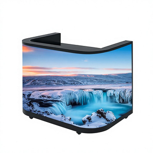 Pantalla LED flexible curva de 360 grados para interiores y exteriores, pantalla vertical personalizada para exposiciones, recepción, bar, DJ, mostrador de caja. - Product Image 5