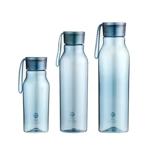 Tragbare transparente Student Sports Outdoor Tritan Kunststoff Trinkwasser flasche