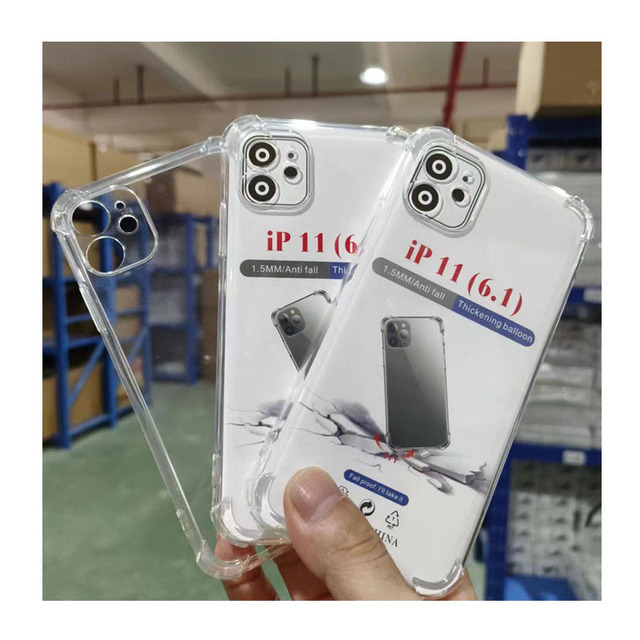 Wholesale Phone Case for iphone 12 12 Pro Max Transparent Shockproof case for Iphone 11 11pro