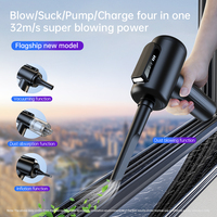 Souffleur d'air électrique 11,1 V puissant 50000 tr/min pour le nettoyage du plateau de camion, l'intérieur de voiture et le déneigement – Kit d'outils