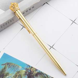 Stylo bille en métal pour étudiants en art, best-seller, largeur d'écriture 1,0 mm, logo personnalisable - Product Image 1