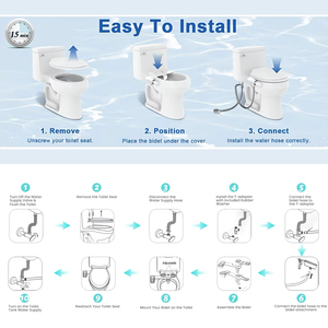 Ультратонкая насадка для биде - Product Image 6