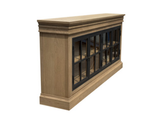 SG0400 Pháp Cổ Điển Sang Trọng Rắn Gỗ Phòng Khách Đồ Nội Thất Tủ 4 Cửa Kính TV Phương Tiện Truyền Hình Giao Diện Điều Khiển Bảng Lưu Trữ Tủ - Product Image 3