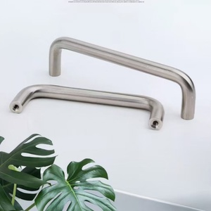 Pegangan Baja Tahan Karat LS100, Gagang Pintu Kabinet Industrial Modern Jarak Lubang 100mm, Kenop Pintu Dapur dan Lemari - Product Image 4