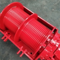 Mini treuil hydraulique à double tambour avec moteur hydraulique SAI GN certifié CE, machine de levage robuste pour treuil de grue de forage