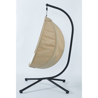 Nouvelle chaise suspendue en fer forgé moderne pour jardin et cour, balançoire panier suspendu en métal, hamac relaxant inclinable pour extérieur et balcon