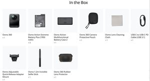 Best-selling Set Osmo 360 HD <b>Panoramic</b> Vlog Sports <b>Camera</b> Displacement Anti-Shake 8K CMOS Imaging Sensor Diving Motorcycle - Product Image 6