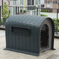Niche intérieure/extérieure pour chien de compagnie, abri résistant aux UV, en PP, résiste à l'eau, pour toutes les temps, abri pour chiot, chat