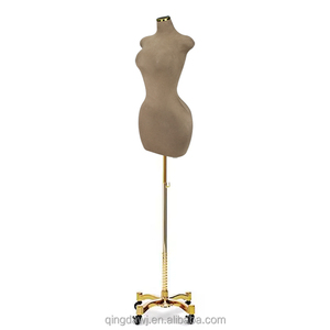 Half Body Curvy Female Used Dress Form Nähen Schneiderei Verstellbare Dummies Schaufenster puppe Female <span class=keywords><strong>Foam</strong></span> Body Bust <span class=keywords><strong>Torso</strong></span> - Product Image 2