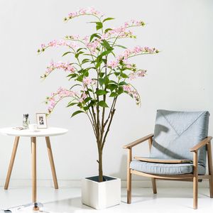 Plante verte d'intérieur pour la décoration de la maison, plante de <span class=keywords><strong>jasmin</strong></span> suspendue en pot, plante décorative pour les maisons d'hôtes et les hôtels, plante verte artificielle - Product Image 2
