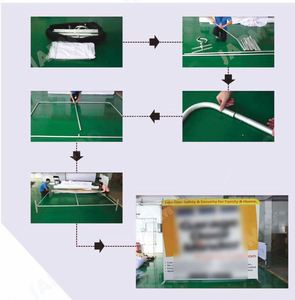 Fast Delivery Custom 8*8FT Portable Straight Wedding and Party <b>Backdrop</b> Aluminum Alloy Photo Booth <b>Stand</b> New for Sale - Product Image 2