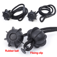 2 Piezas de Correas de Sujeción con Bola Pequeña para Estante Trasero de Maletero de VW Golf 6 GTI R20 MK5 1K6 863 447 A
