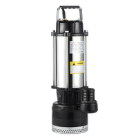 Pompe à eau submersible multi-étages à haut débit et haute pression avec interrupteur à flotteur en acier inoxydable et fil 100% cuivre OEM pour applications potables