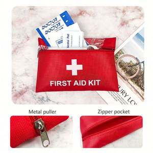 Botiquín de Primeros Auxilios Médico Portátil, Bolsa Impermeable de Nailon, Estuche de Lona Hecho de EVA, Poliéster, PU, para Viajes en Auto, Uso Doméstico y al Aire Libre - Product Image 5