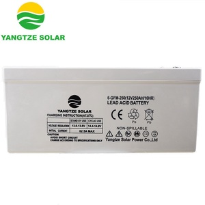 10 Năm Làm Việc Cuộc Sống 12V 250ah Chu Kỳ Sâu Có Thể Sạc Lại Pin Mặt Trời - Product Image 2