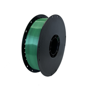 Filament d'impression 3D PLA Soie Bicolore Rouge Or Diamètre 1,75 mm Soie Noir Vert - Product Image 2