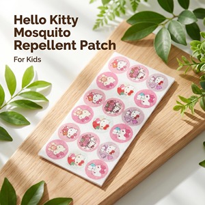 60 eco-friendly natural <b>mosquito</b> repellent <b>patches</b> featuring cartoon animal designs, private label, pest control, solid-packaged - Product Image 1
