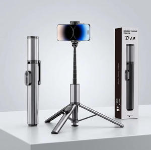 Tré<span class=keywords><strong>pied</strong></span> perche à selfie à ouverture automatique avec poignée rotative et équilibrée, extensible jusqu'à 1,6 m, pour vlog/enregistrement vidéo - Product Image 1