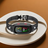 Dispositif anti-aboiement intelligent multifonctionnel automatique pour chiens, indicateur LED, étanche IP67, rechargeable, autonomie de la batterie de 10 à 20 heures