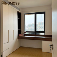 Armoire dressing moderne sur mesure, directement de l'usine, pour chambre de luxe, avec étagères réglables, tiroirs, tringles à vêtements et éclairage LED