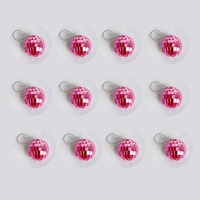 Nouveauté couleurs personnalisées DJ Club fête mariage décor à la maison réfléchissant 2-40 pouces Portable trophée rose boule Disco
