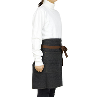 Tablier en jean sans manches de haute qualité pour l'exportation en Europe, 100 % coton, matière douce et saine, bleu et noir