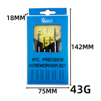 Juego de 6 Destornilladores de Precisión, Mini Kit de Destornilladores Phillips para Reparación de Relojes, Gafas, Celulares, Juguetes Electrónicos, Herramientas Manuales