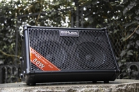 COOLMUSIC BP40D 80-Watt Battery Powered Acoustic Guitar Amplifier Ukelele Portable Outdoor Busking Speaker