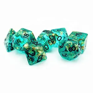 Dnd Dice Sets Custom Round Rpg Dice Set Polyhedral Resin Dnd Dice Set