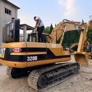 Excavadora CAT 320B con Cucharón de Excavación, Equipo de Construcción Hidráulico Usado - Product Image 2
