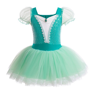 Costume da Ballo in Tulle per Bambine, Abito Estivo da Ballerina Stile Fiabesco per Spettacoli - Product Image 5