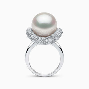 Изысканный ювелирный набор Lixin из 4 предметов: многослойное ожерелье, серьги, кольцо и браслет с жемчугом и платиной, в форме буквы O, для женщин - Product Image 6