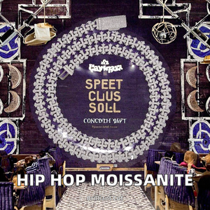 Cadena Cubana Hip Hop de 8MM con Eslabones Cruzados, Chapada en Rodio, Plata de Ley 925, con Moissanita VVS Color D, Estilo Bling Iced GRA, para Hombre, de Moda - Product Image 2