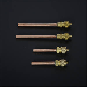 Refrigerant Charging <b>Quick</b> <b>Connector</b> Copper Short Long Style Easy Installation Refrigerator Valve 025 - Product Image 1