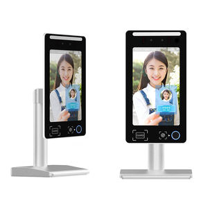 Système de contrôle d'accès biométrique Android avec reconnaissance faciale dynamique haute sécurité de 8 pouces pour la gestion des présences - Product Image 1